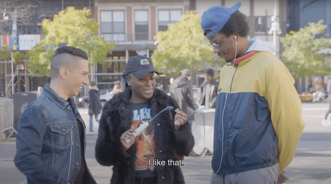 Watch as New Yorkers experience Erosscia