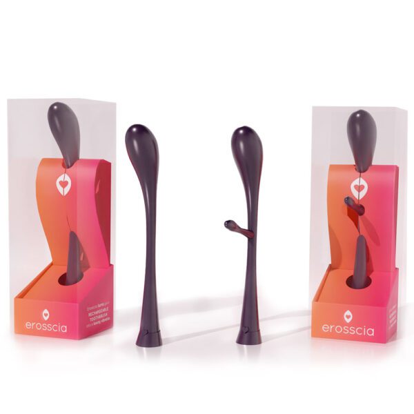 Erosscia Allore Okamei, black, Rabbit vibrator, G spot vibrator, best sex toys for women, turns your electric toothbrush into the best vibrator for a woman’s orgasm, the adult toy for creating intense orgasmic pleasure, Erosscia is Pleasure Reimagined
